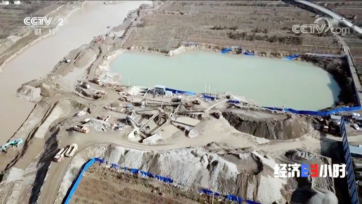 甘肃渭河砂石场导致水土流失，生态情况亟需整治